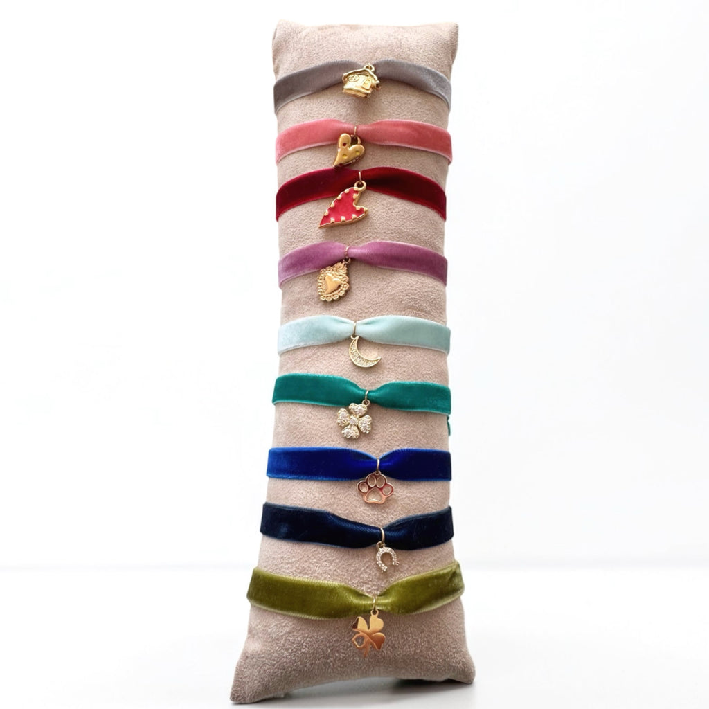 * Bracciale Nastro In Velluto