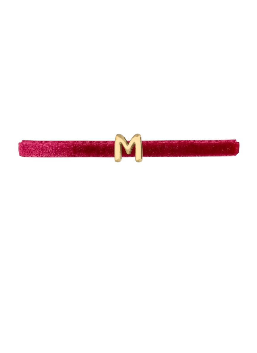 * Bracciale in velluto con passante